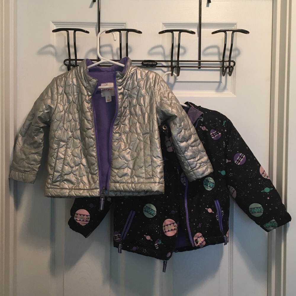 Cat & Jack Girls Two in One Winter Coat and Jacket